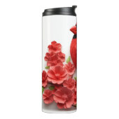 Roter Kardinal Bird Thermal Tumbler Thermosbecher (Nach links gedreht)