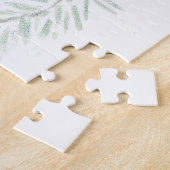 Roter Kardinal Bird Watercolor Art Jigsaw Puzzle (Seite)