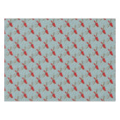 Roter Kardinal, der Weihnachtsvogel Tischdecke (Vorderseite (Horizontal))