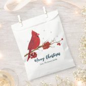 Roter Kardinal Geburtstag Weihnachten Geschenktütchen (Ausgeschnitten)