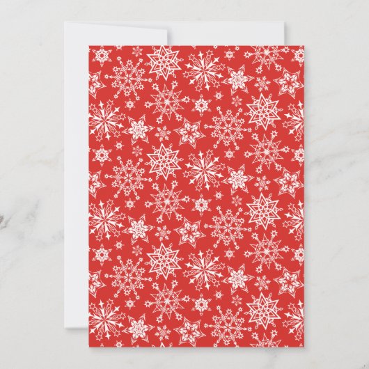 Roter Kardinal Holly Berry Weihnachtsfeier Einladung (Rückseite)