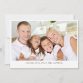 Roter Kardinal Holly Berry Weihnachtsfeiertag BRUN Einladung (Rückseite)