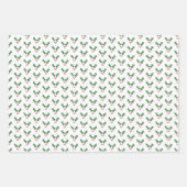 Roter Kardinal Holly Blätter und Berries Weihnacht (Vorderseite 2)