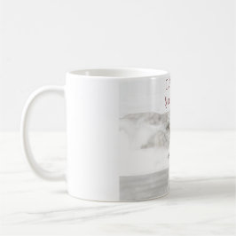 Roter Kardinal "Ich bin immer bei dir" Tasse