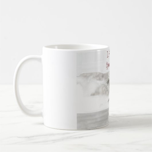 Roter Kardinal "Ich bin immer bei dir" Tasse (Links)