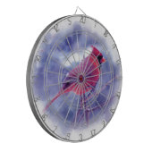 Roter Kardinal im Blizzard Dartscheibe (Vorderseite Links)