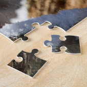 Roter Kardinal im Schnee Puzzle (Seite)