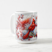 Roter Kardinal Kaffeetasse (Vorderseite Links)