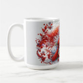 Roter Kardinal Kaffeetasse (Links)