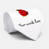 Roter Kardinal Krawatte (Gerollt)