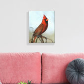 Roter Kardinal Leinwand (Insitu (Wohnzimmer))
