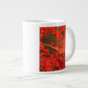 Roter Kardinal-Männchen, IL Jumbo-Tasse