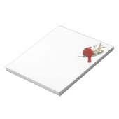 Roter Kardinal Notizblock (Rotiert)