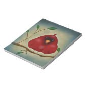 Roter Kardinal Notizblock (Rotiert)