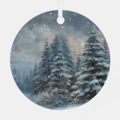 Roter Kardinal Ornament Aus Metall (Rückseite)