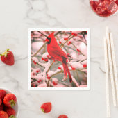 Roter Kardinal Party Napkins Serviette (Beispiel)