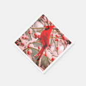 Roter Kardinal Party Napkins Serviette (Ecke)