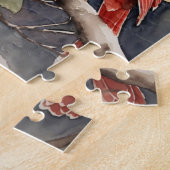 Roter Kardinal Puzzle (Seite)