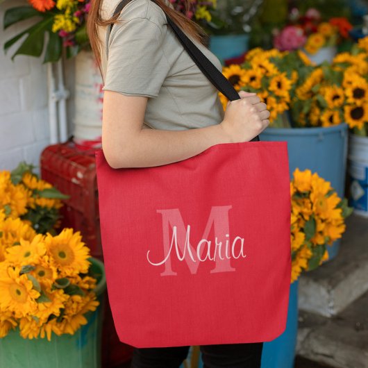 Roter Kardinal Rustikaler Winterbaum Modernes Land Tasche