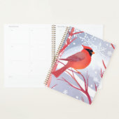 Roter Kardinal | Schöne Aquarellmalerei Planer (Anzeige)