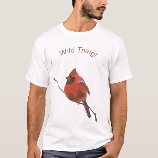 Roter Kardinal T-Shirt (Vorderseite)