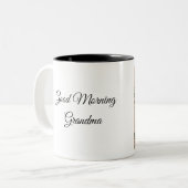 Roter Kardinal und Pinien Zweifarbige Tasse (Vorderseite Links)