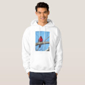 Roter Kardinal/Vogel Hoodie (Vorne ganz)