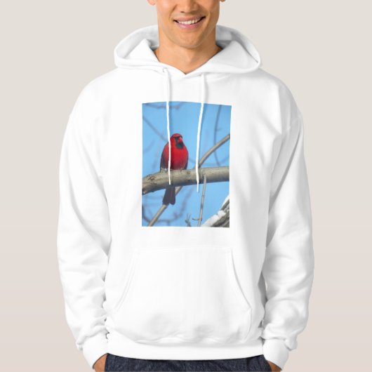 Roter Kardinal/Vogel Hoodie (Vorderseite)
