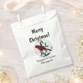 Roter Kardinal Weihnachten Geschenktütchen (Ausgeschnitten)