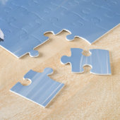 Roter Kardinal Winter Aquarellmalerei Puzzle (Seite)
