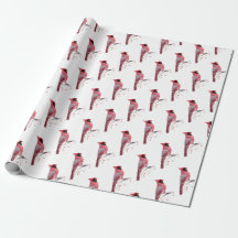 Roter Kardinals-Vogel