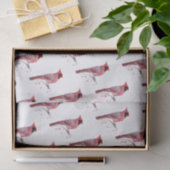 Roter Kardinals-Vogel Seidenpapier (Geschenk)