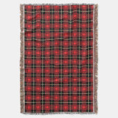 Roter Karierter Hintergrund Decke (Vorderseite Vertikal)