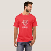Roter karminroter Edelstein Rubyist T-Shirt (Vorne ganz)