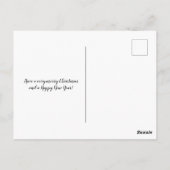 Roter Karo 4 Foto Postkarte (Rückseite)