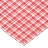 Roter Karo-Druck Tischdecke (Schrägansicht)