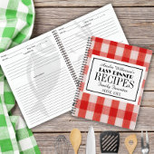 Roter Karo Name Leichtes Abendessen Rezepte Notizblock