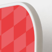 Roter Karo Pickleball Paddle (Linke Seite)