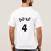 roter kat T-Shirt (Rückseite)