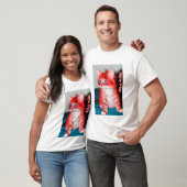 roter kat T-Shirt (Unisex)