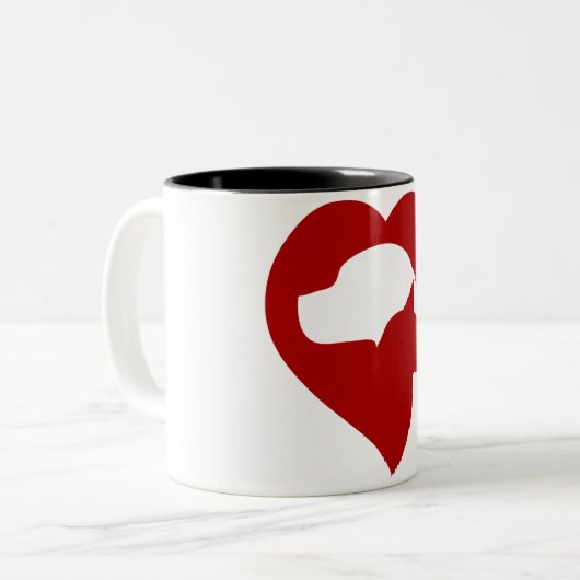 Roter Katze auf der Tasse (Vorderseite Links)