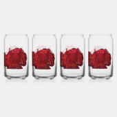 Roter Katzen Humor Dosenglas (Hinten)