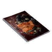 Roter Katzenarcher Notizblock (Rechte Seite)