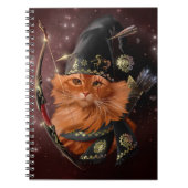 Roter Katzenarcher Notizblock (Vorderseite)