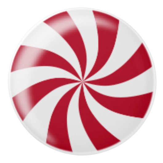 Roter Keramikknauf (Vorderseite)