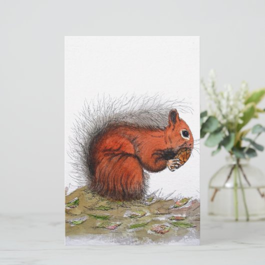 Roter Kiefer Briefpapier (Stehend Vorderseite)