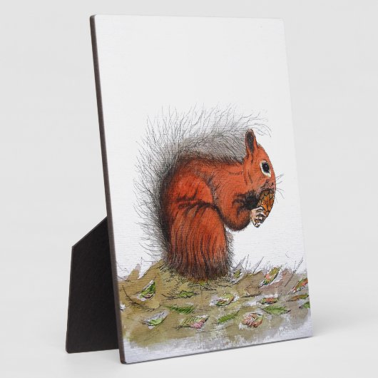 Roter Kiefer Fotoplatte (Seite)