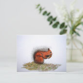 Roter Kiefer Postkarte (Stehend Vorderseite)