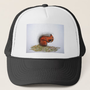 Roter Kiefer Truckerkappe