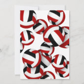 Roter Kindergeburtstag Einladung (Rückseite)